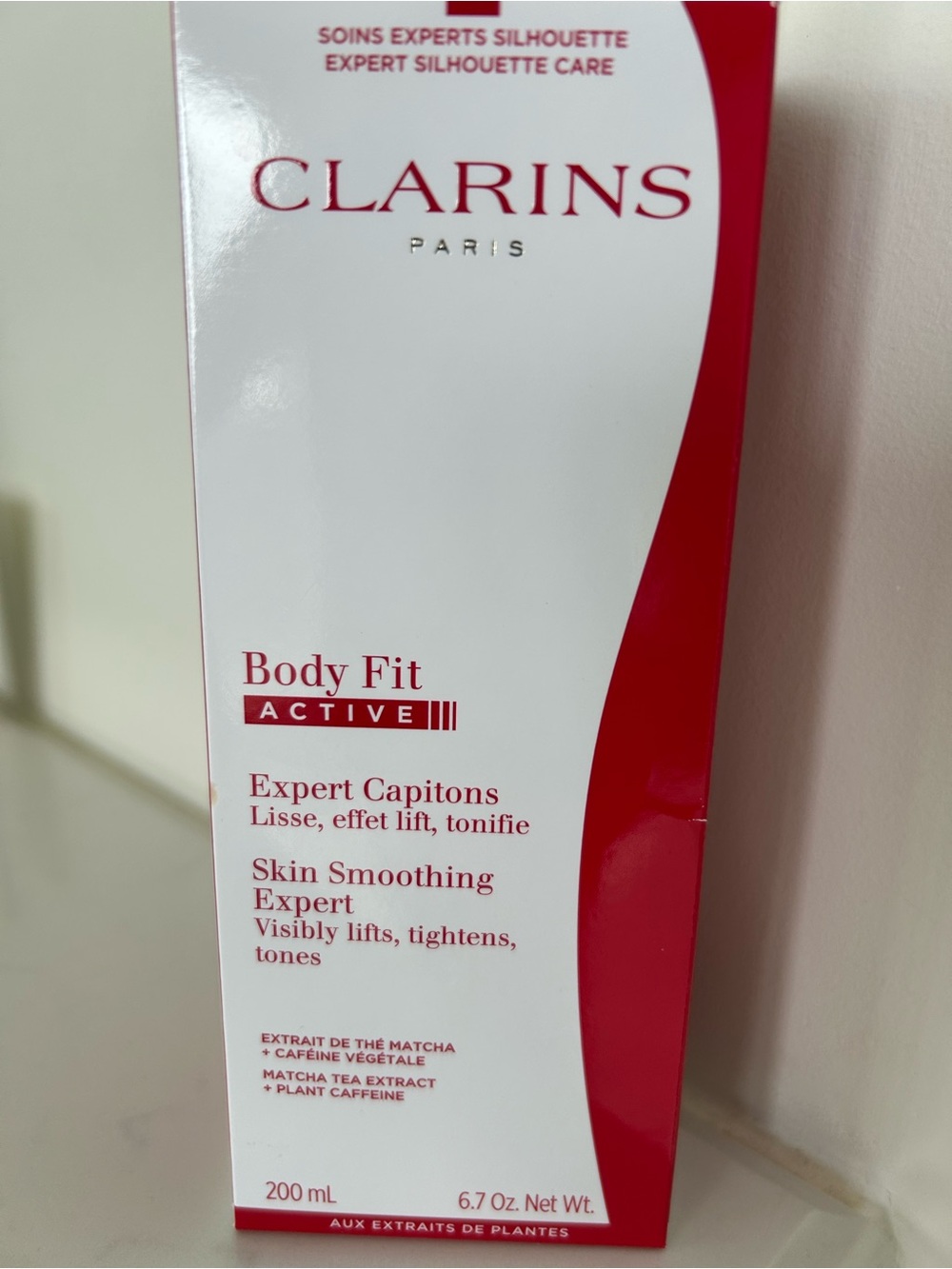 Clarins Body Fit Active Skin Smoothing Expert - White & Red